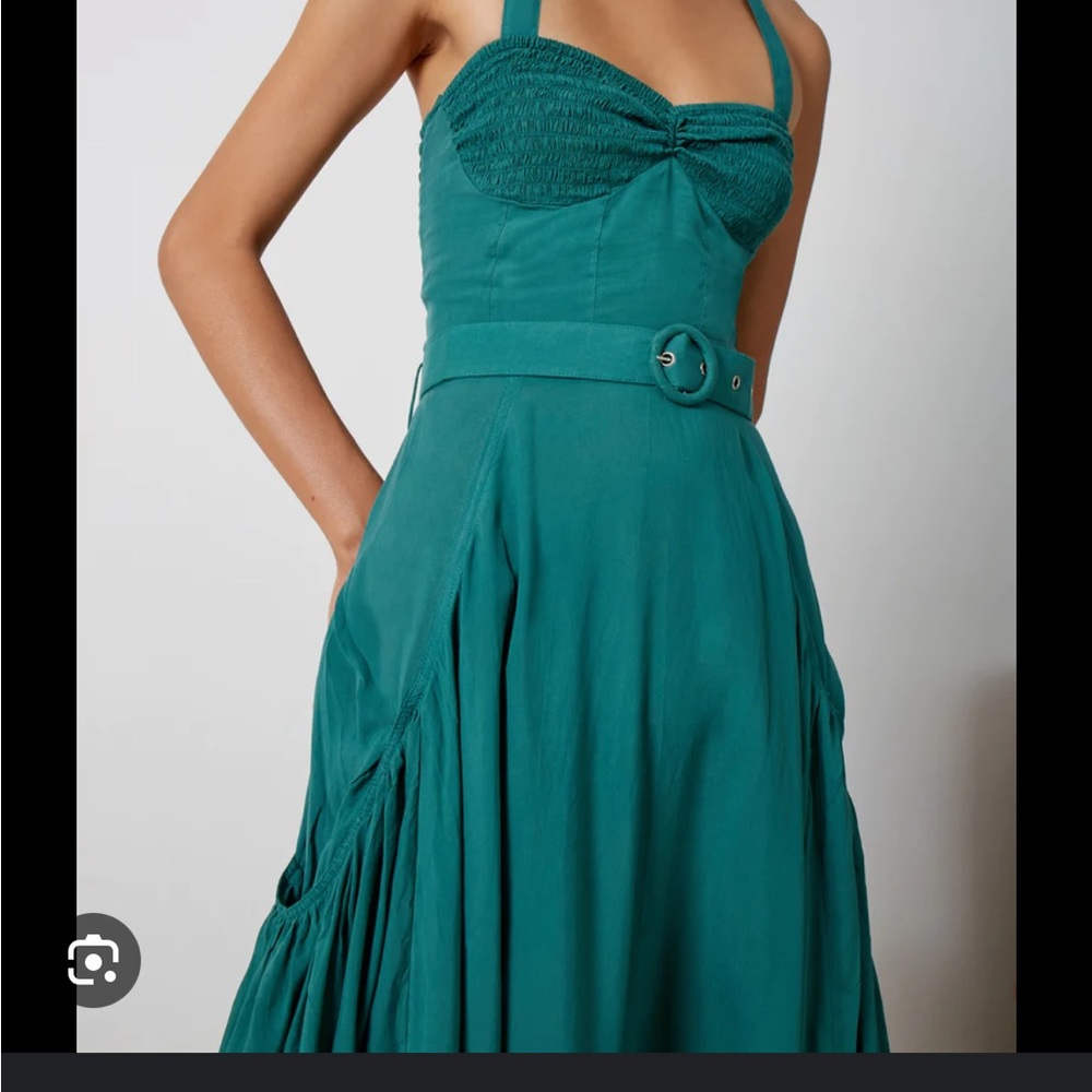 S/W/F Halter Dress in Equilibrium